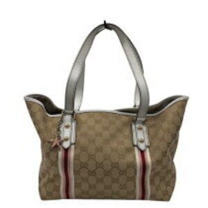 Gucci GG Canvas Tote Bag Beige